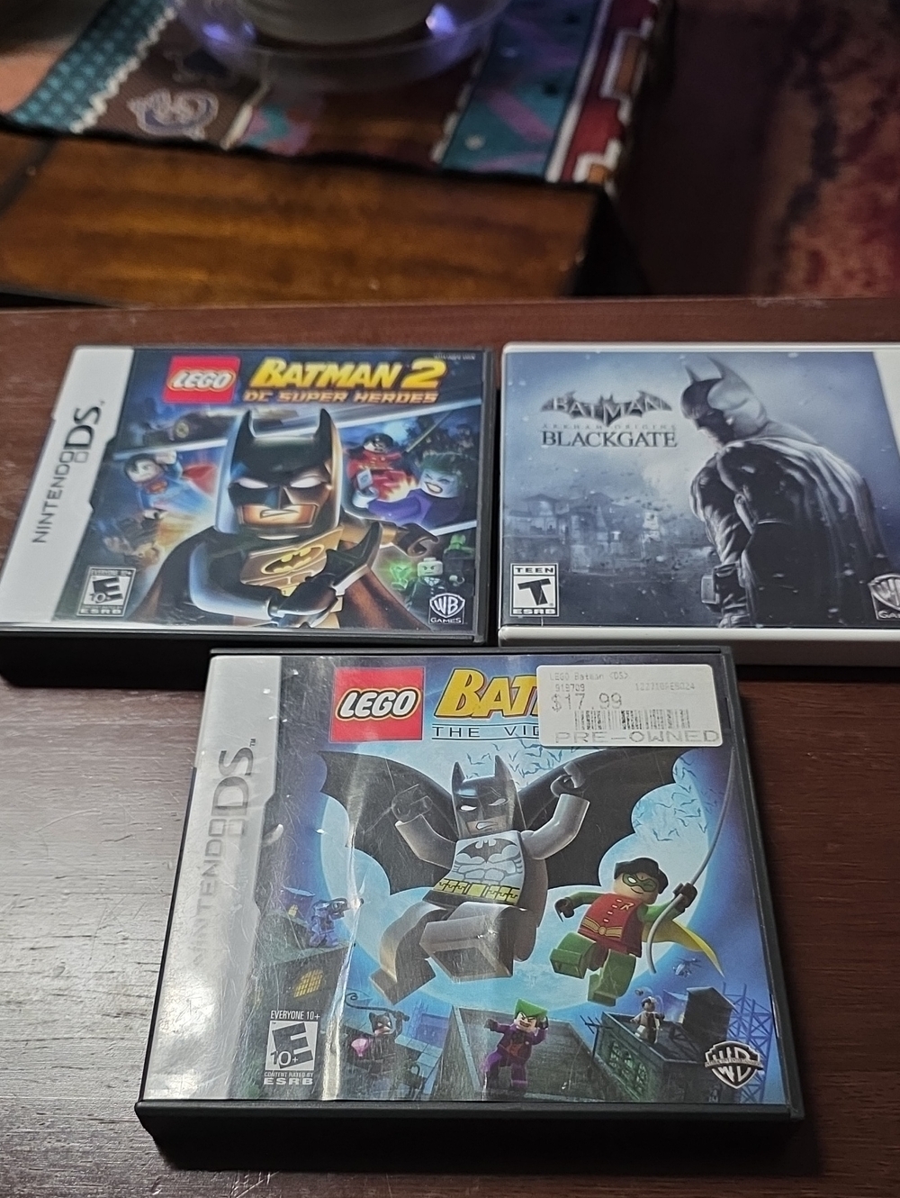 Lego Nintendo DS Batman Video Game Cases